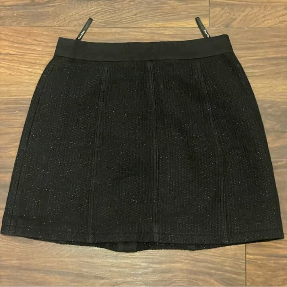 Five Plus Button Down Black Skirt Size Medium B2 - image 2